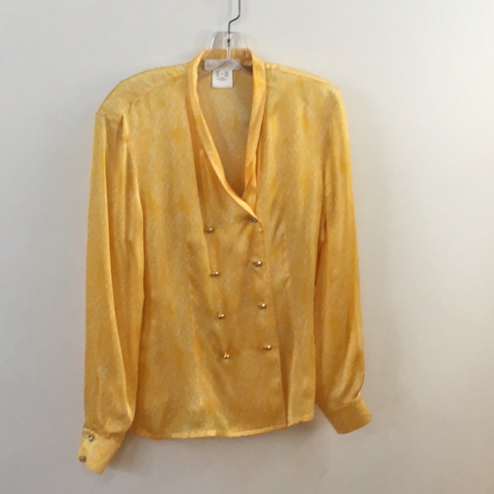 Vintage Escada 100% Silk Blouse